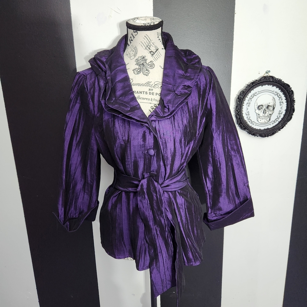 Vintage Purple Blouse - Picture 2 of 5